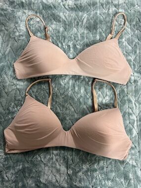 Seamless Nude T-Shirt Bra X 2 Women Intimates